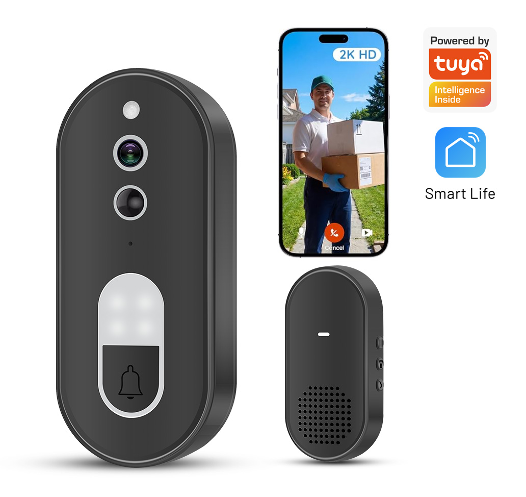 Home Security No Wifi Needed - Tuya 1080P HD Wireless WiFi Video