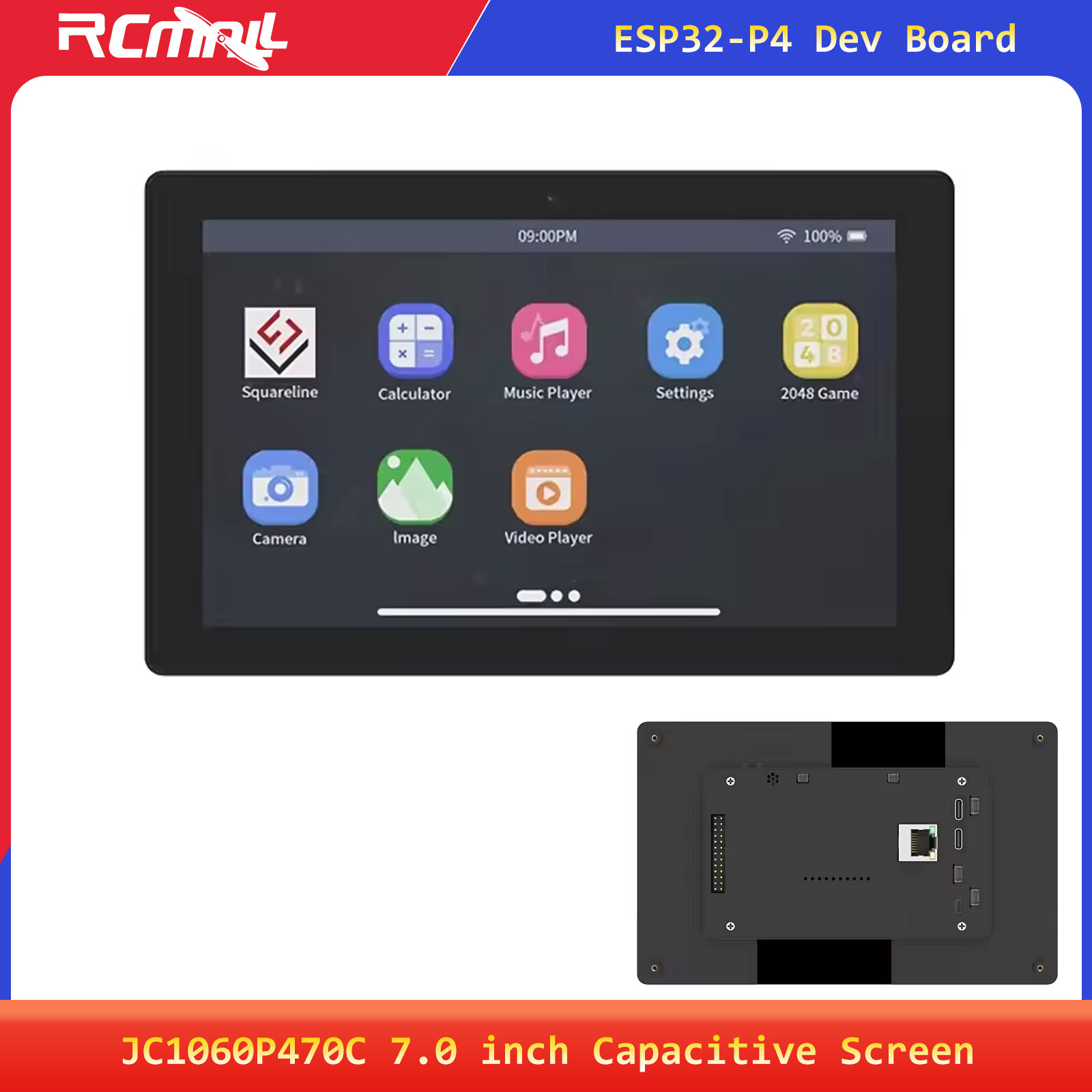 Home Security With Cameras - JC1060P470C 7.0inch 1024x600 IPS Capacitive Touch