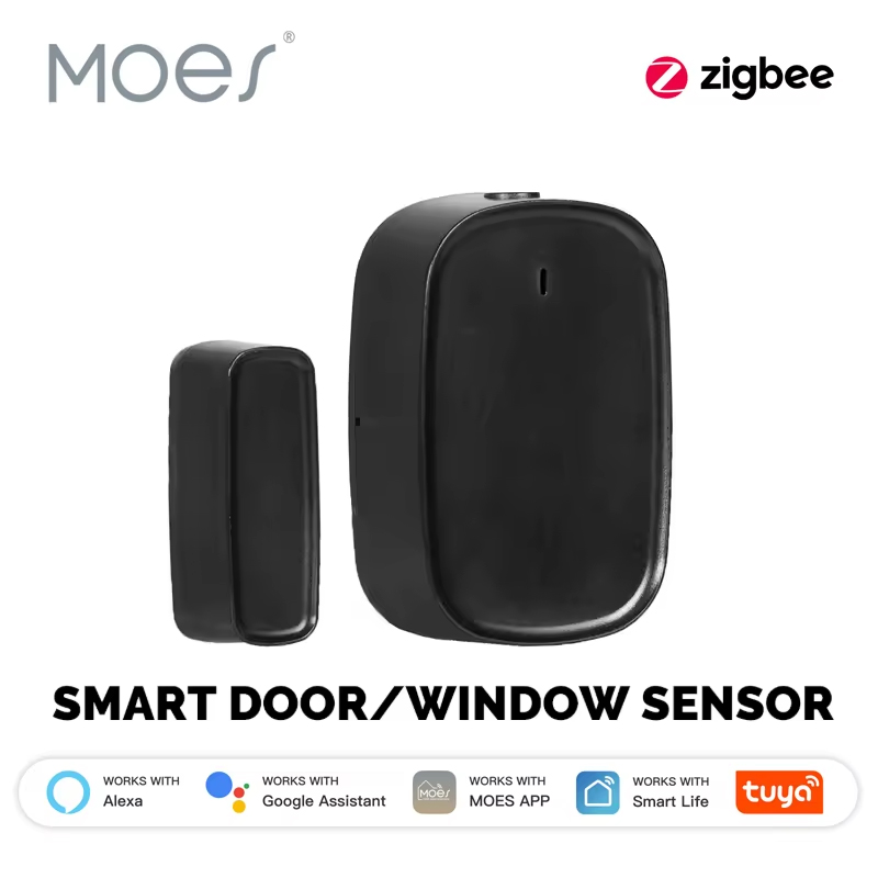 Home Security System Installation - MOES Tuya ZigBee Smart Window Door
