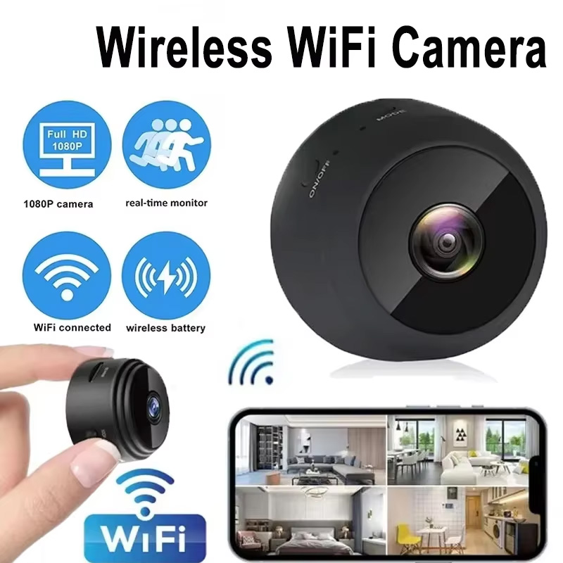 Home Security With Cameras - New A9 Camera Wifi 1080p HD
