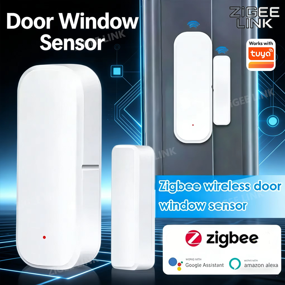 Window Alarm Sensor - ZigBee Wireless Door Window Sensor Smart