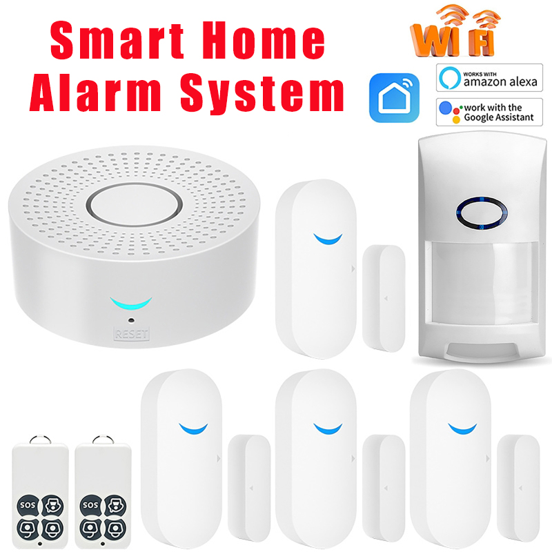 Window Alarm Sensor - 433MHz Smart Home Tuya WiFi Door
