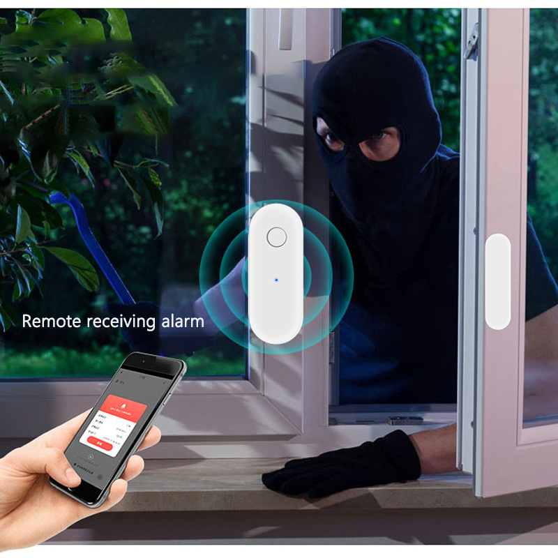 Window Alarm Sensor - Remote Receiving Alarm Wi-Fi Intelligent Door