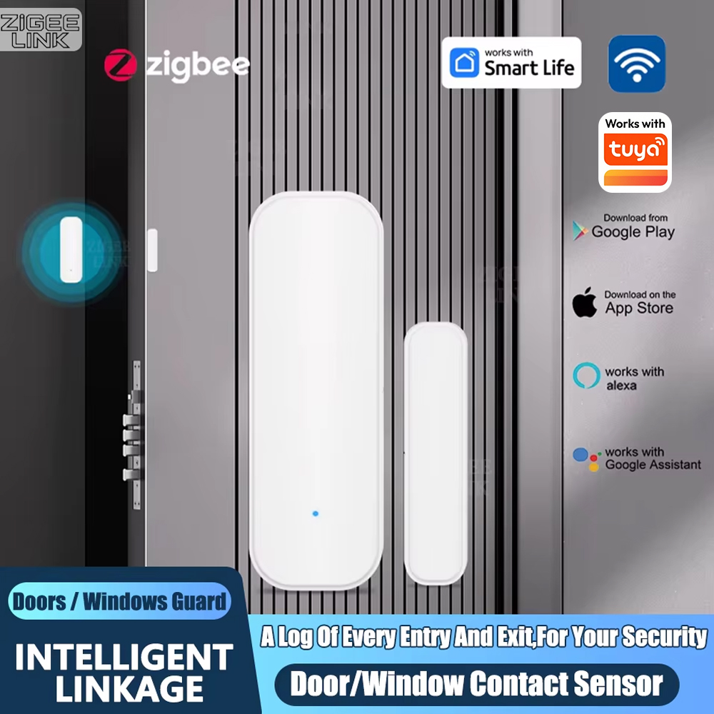 Window Alarm Sensor - ZigBee Door Window Sensor Wireless Magnetic