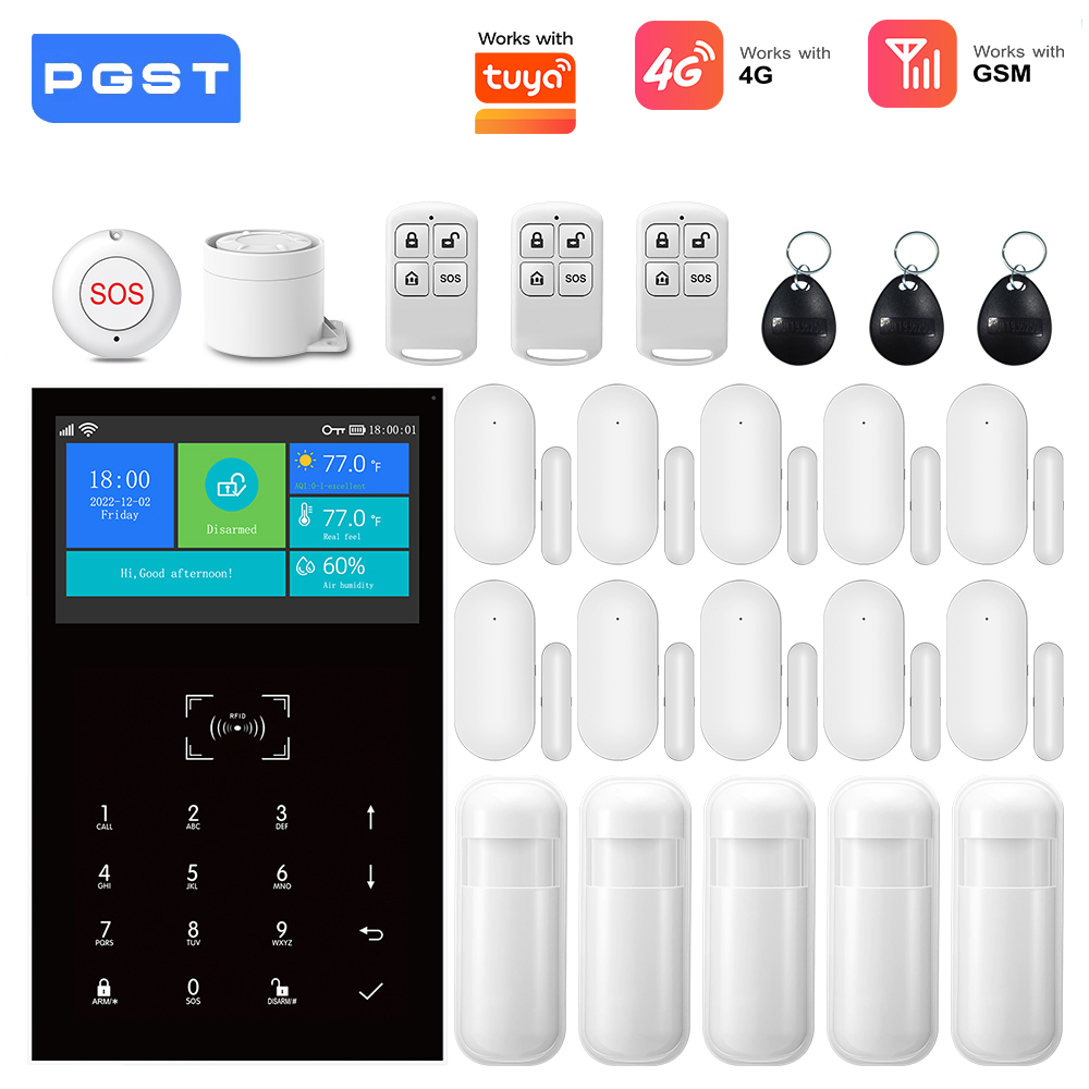 Home Security System Installation - 4G GSM WiFi Alarm System Work