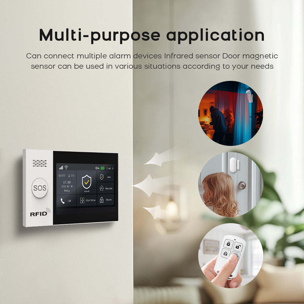 PG-107 Tuya Không Dây WIFI Nhà - đánh giá và giá Home Security System Installation