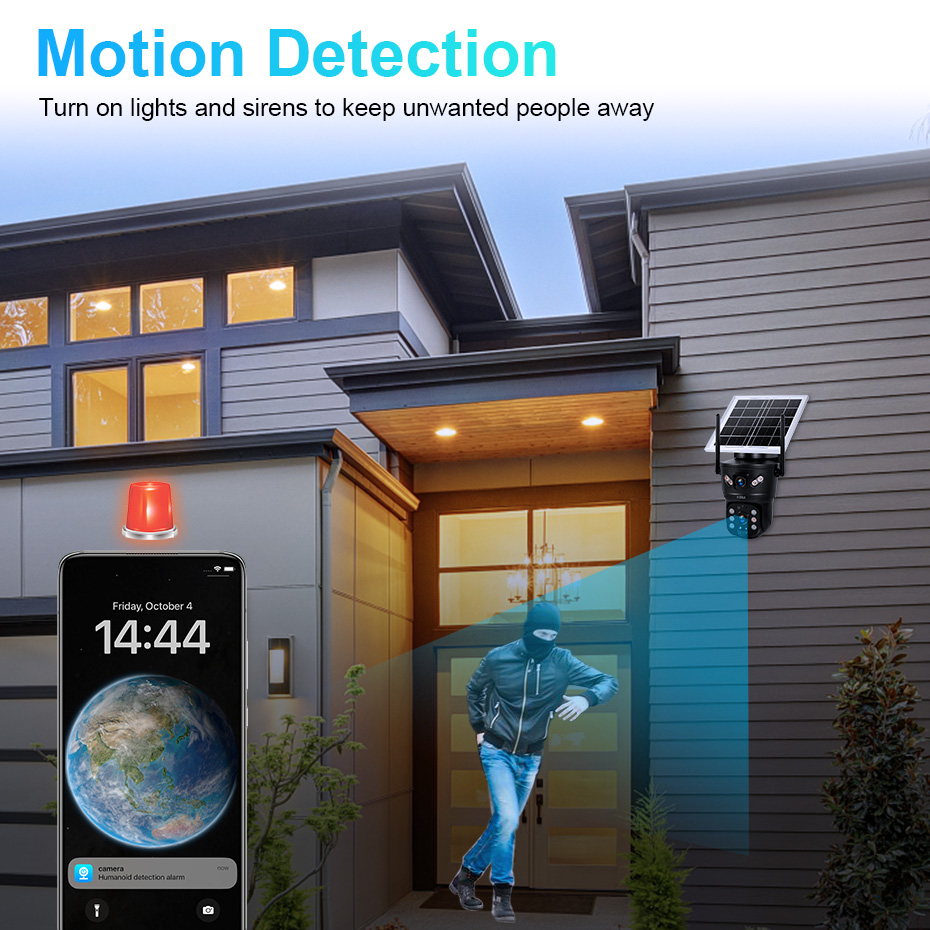 KERUI 6MP 4G SIM WiFi Solar Ca - đánh giá và giá Home Security No Wifi Needed