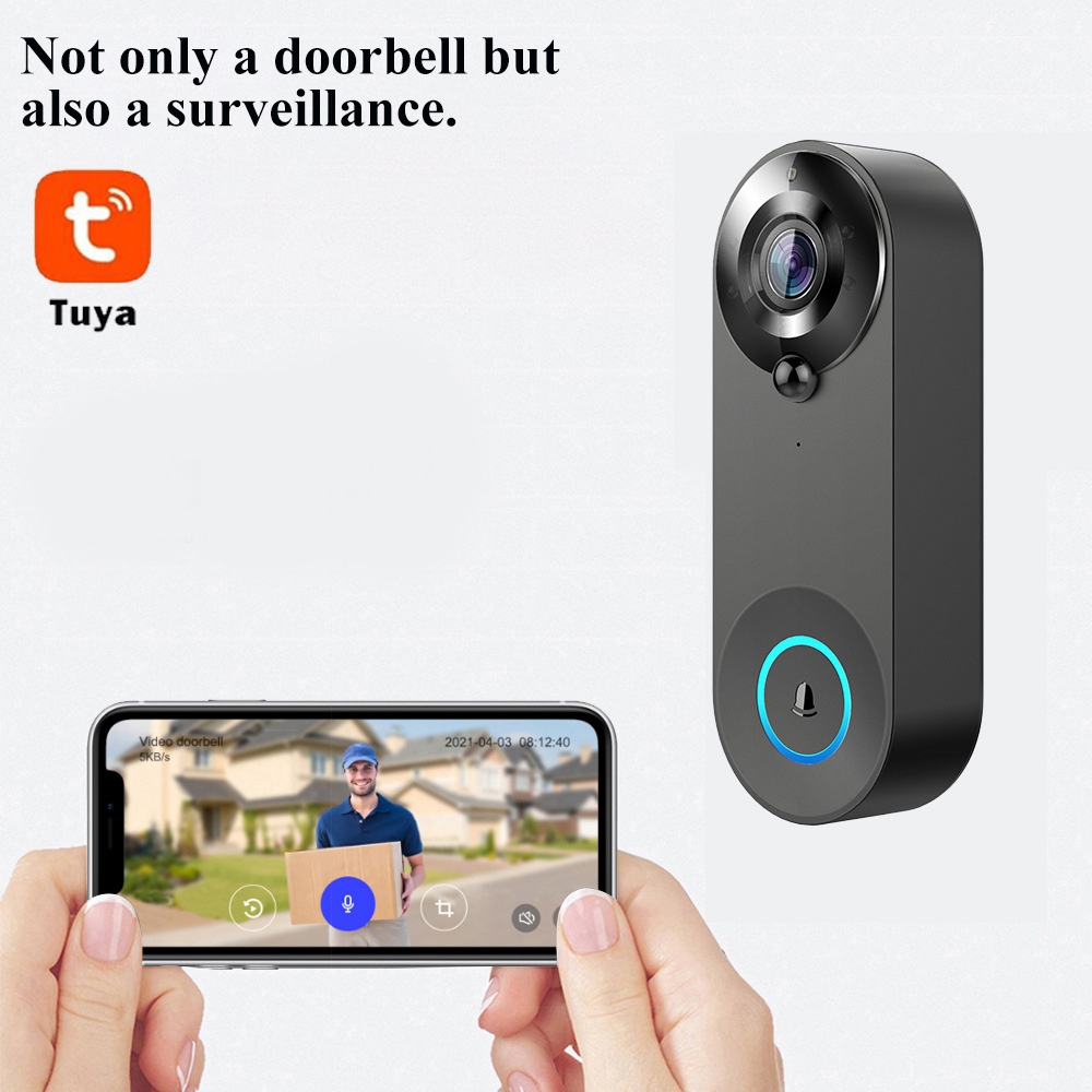 Tuya 1080P Wireless WIFI Doorb - đánh giá và giá Home Security No Wifi Needed