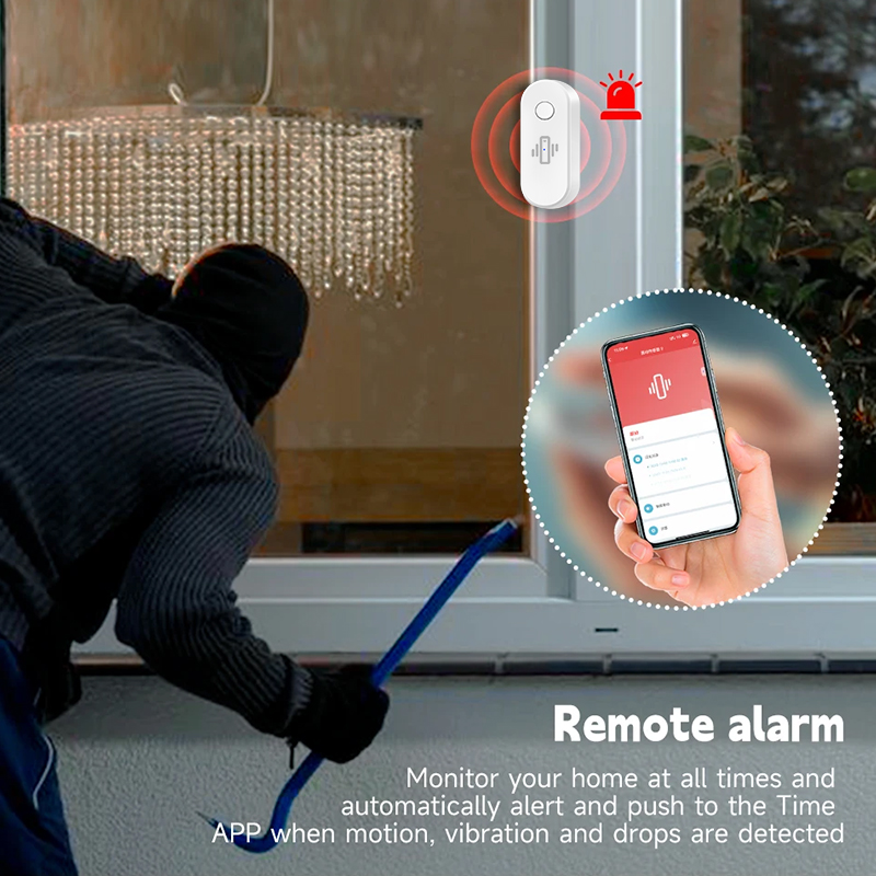 Tuya WiFi Vibration Detector G - đánh giá và giá Window Alarm Sensor