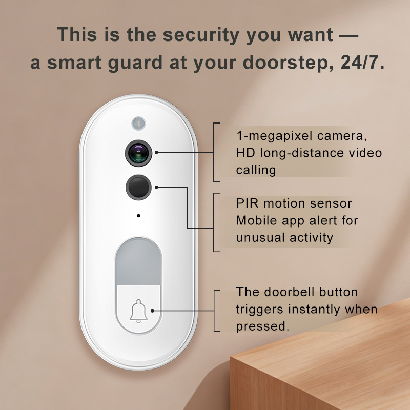 Tuya Smart Video Doorbell Wire - đánh giá và giá Home Security No Wifi Needed