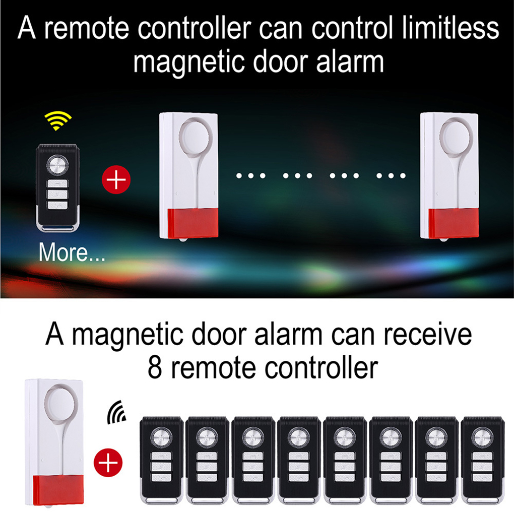 Anti-Theft Alarm 110db Loud Do - đánh giá và giá Window Alarm Sensor