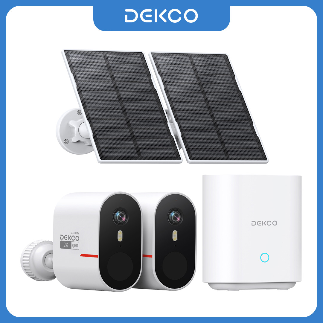 Dekco 3MP WiFi Solar Camera Sy - đánh giá và giá Home Security No Wifi Needed