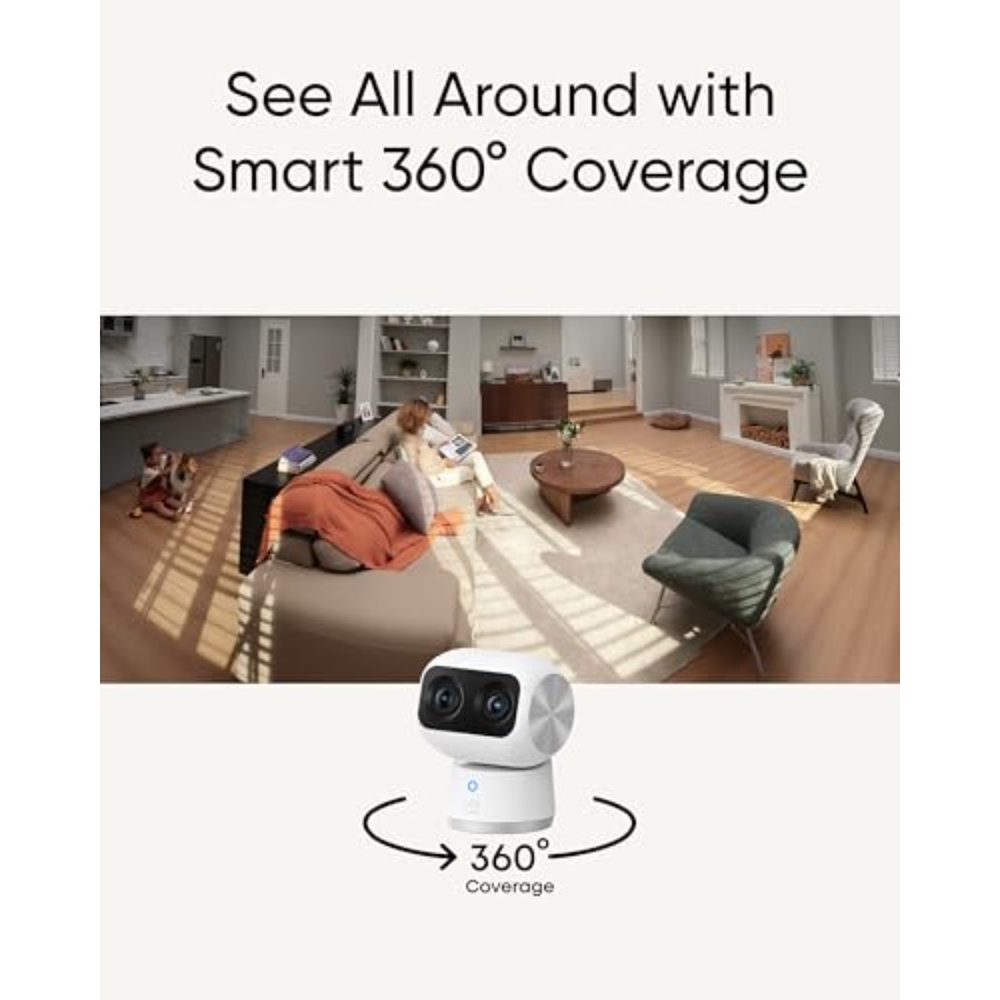 4K Indoor Cam S350 for home se - đánh giá và giá Home Security No Subscription