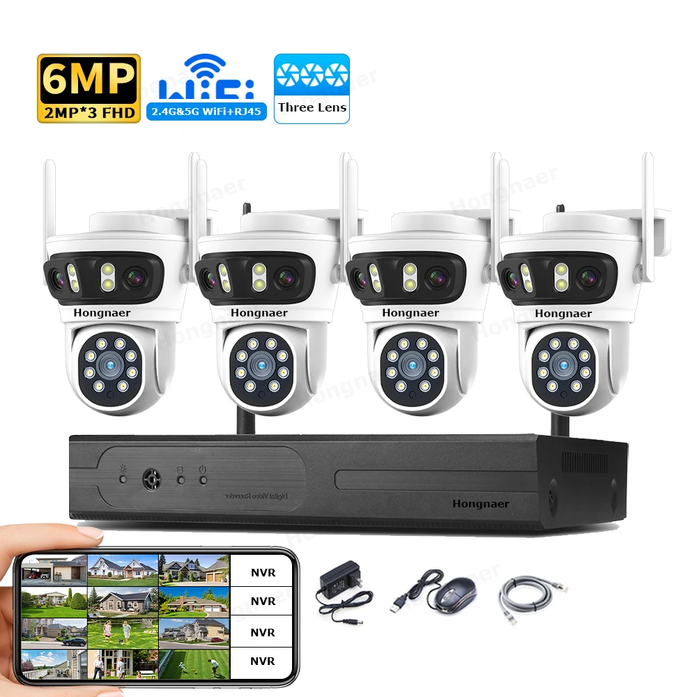 2026 Hongnaer 6MP 4CH 3 Lens 2 - đánh giá và giá Home Security With Cameras