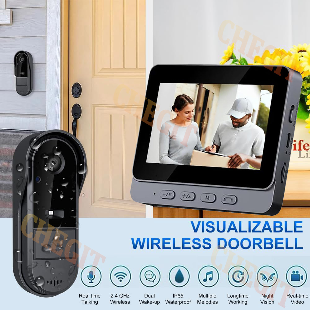 Wireless Wifi Doorbell Camera  - đánh giá và giá Home Security No Wifi Needed