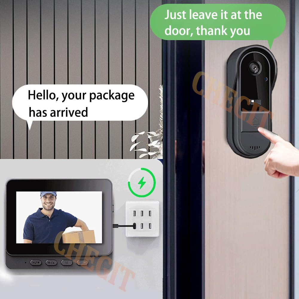 Wireless Wifi Doorbell Camera  - đánh giá và giá Home Security No Wifi Needed