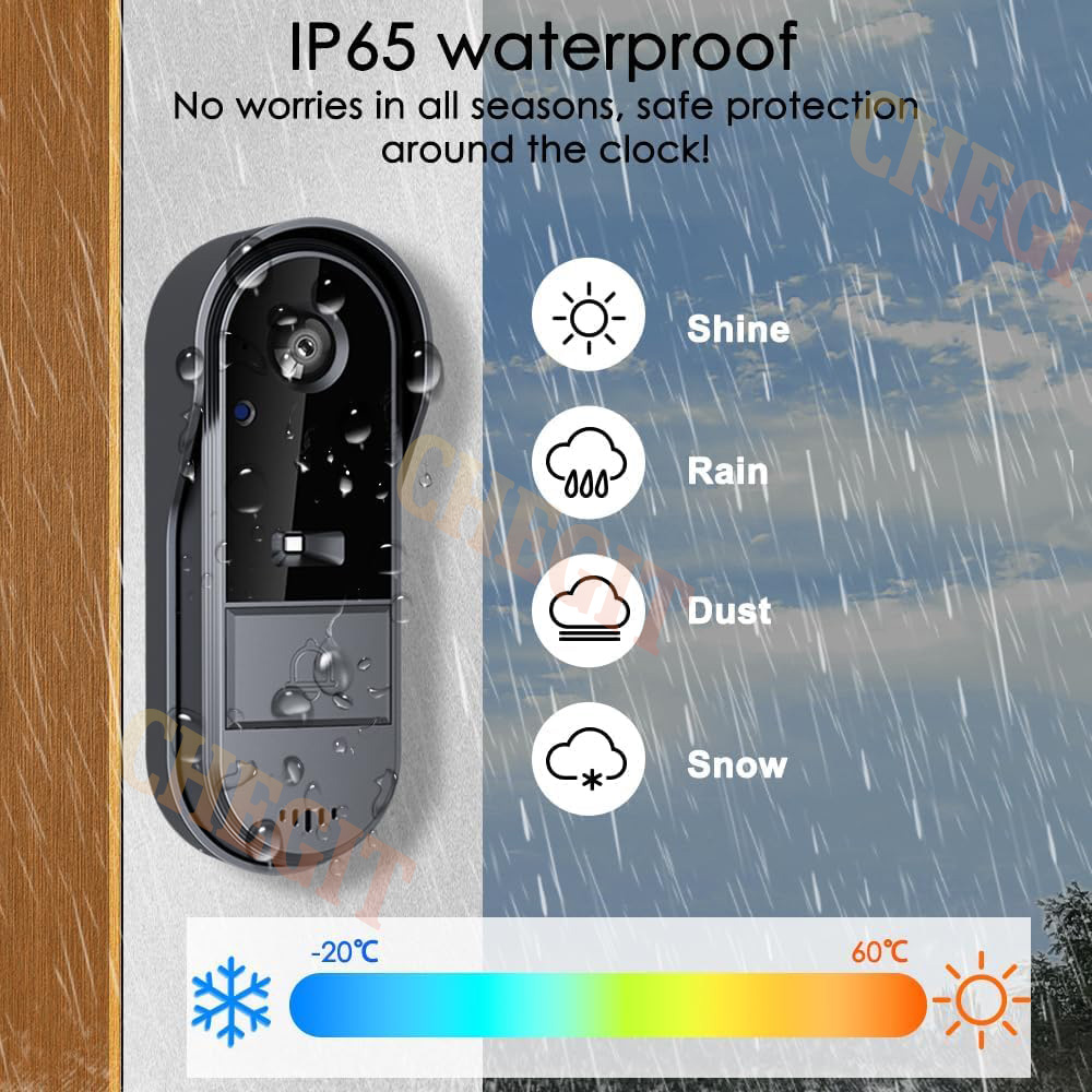Wireless Wifi Doorbell Camera  - đánh giá và giá Home Security No Wifi Needed