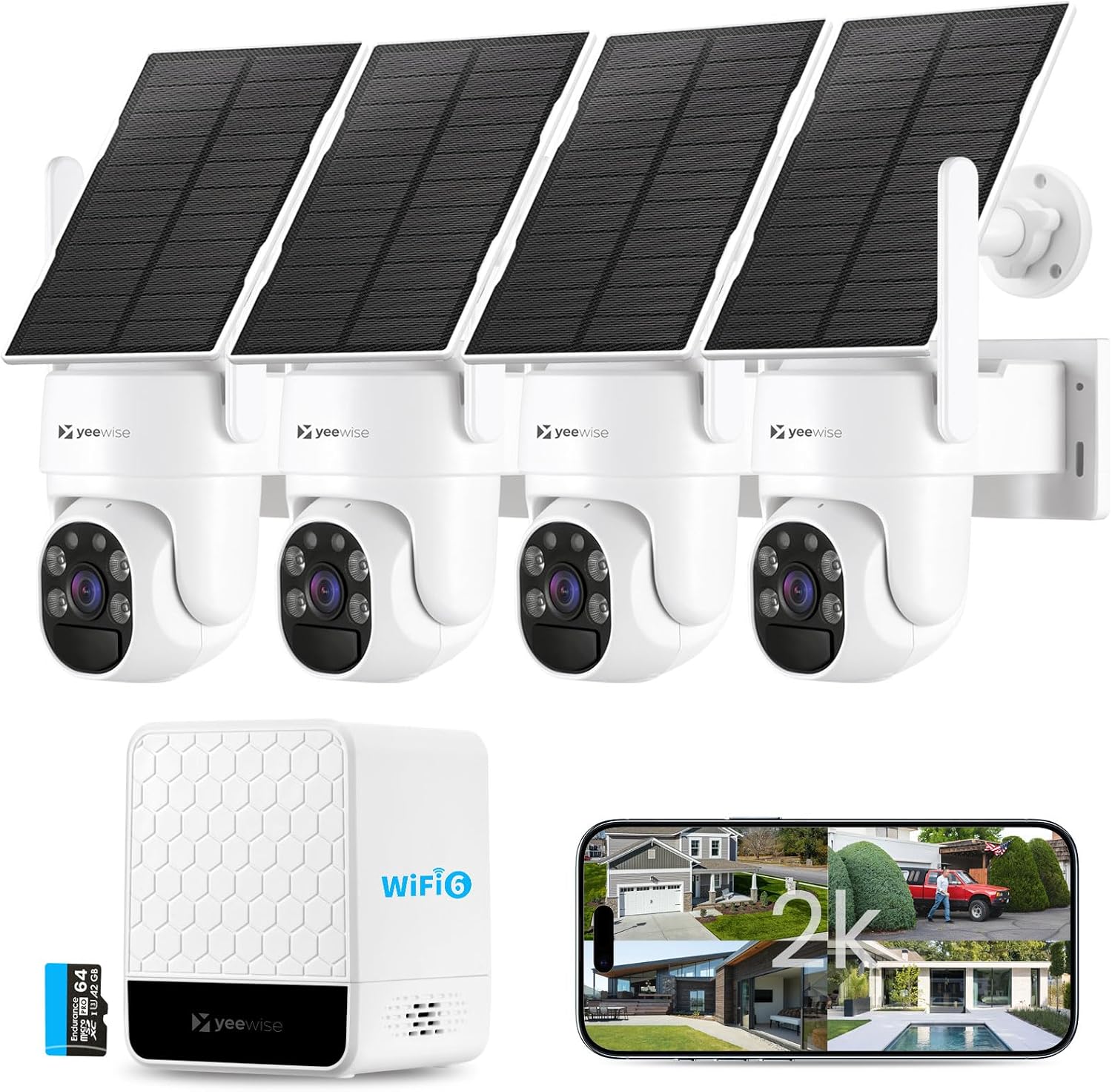Wireless Outdoor Solar Securit - đánh giá và giá Home Security No Subscription