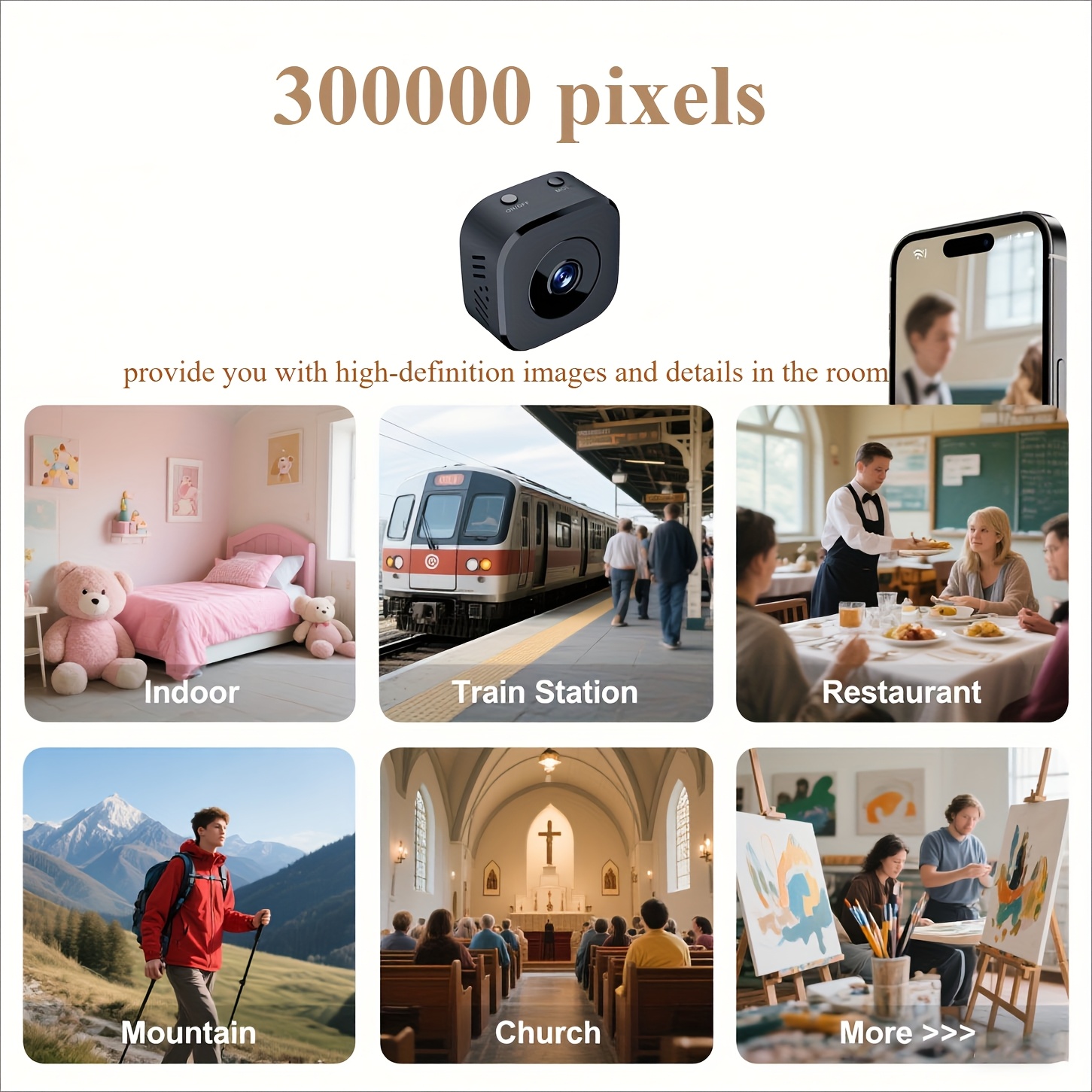 1080P HD Mini WiFi Camera Indo - đánh giá và giá Home Security With Cameras