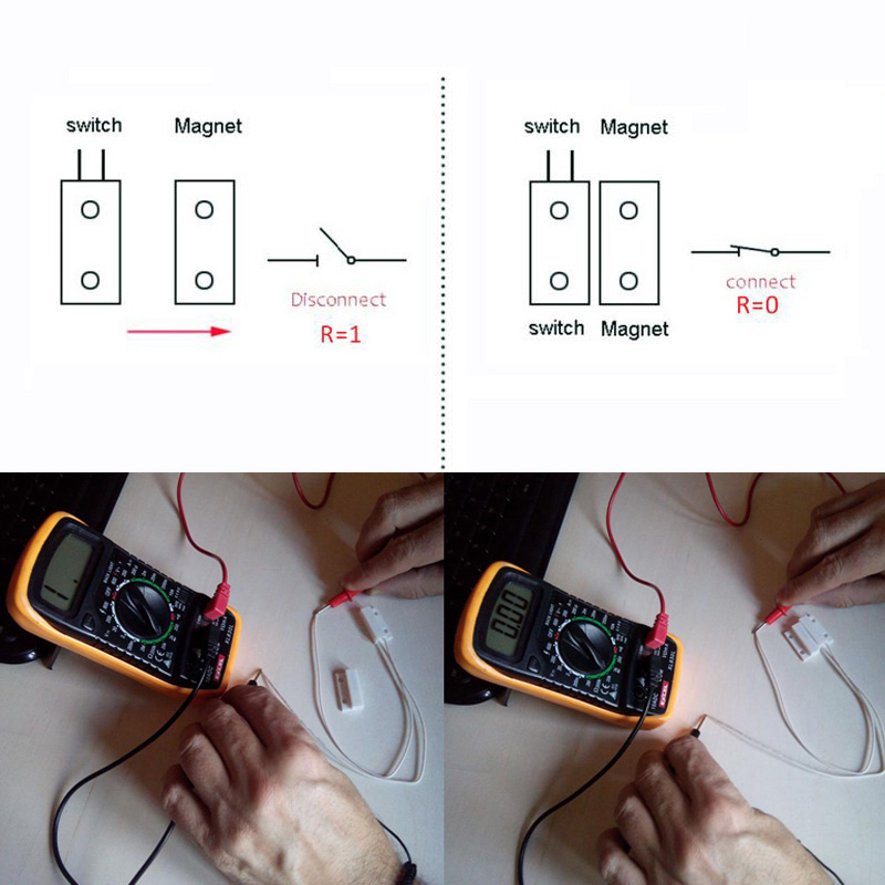 1/2/3/4/5/10/20PCS MC-38 Wired - đánh giá và giá Window Alarm Sensor
