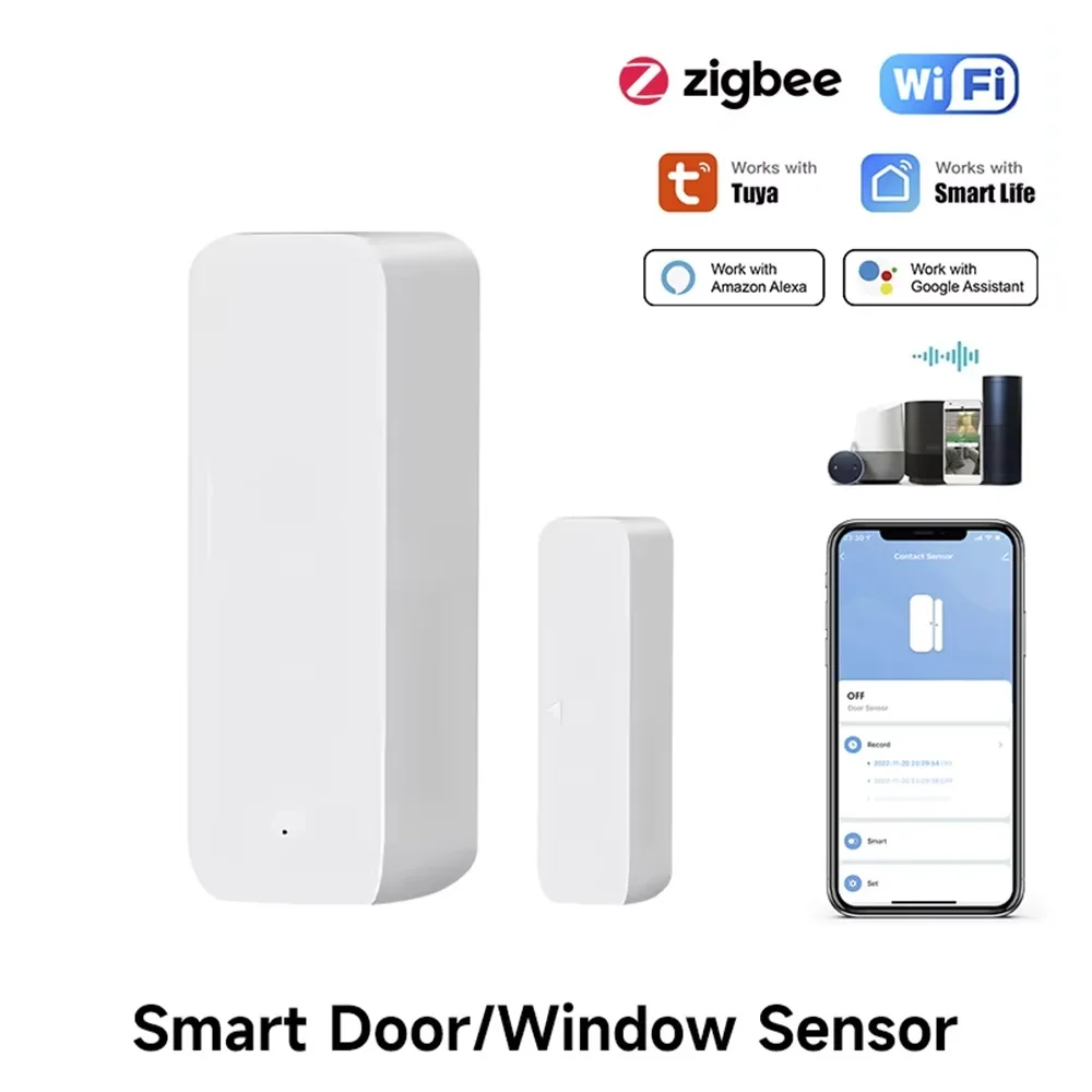 Tuya Zigbee/WiFi Magnetic Door - đánh giá và giá Window Alarm Sensor