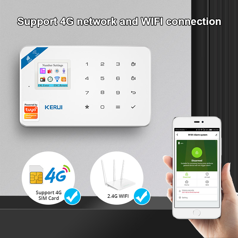 KERUI Security Alarm System Ki - đánh giá và giá Home Security System Installation