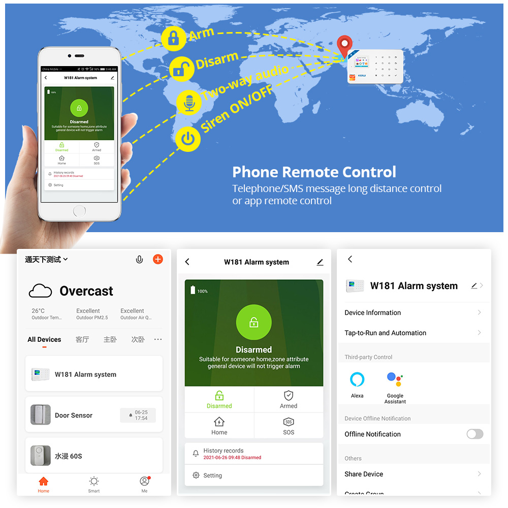 KERUI Security Alarm System Ki - đánh giá và giá Home Security System Installation