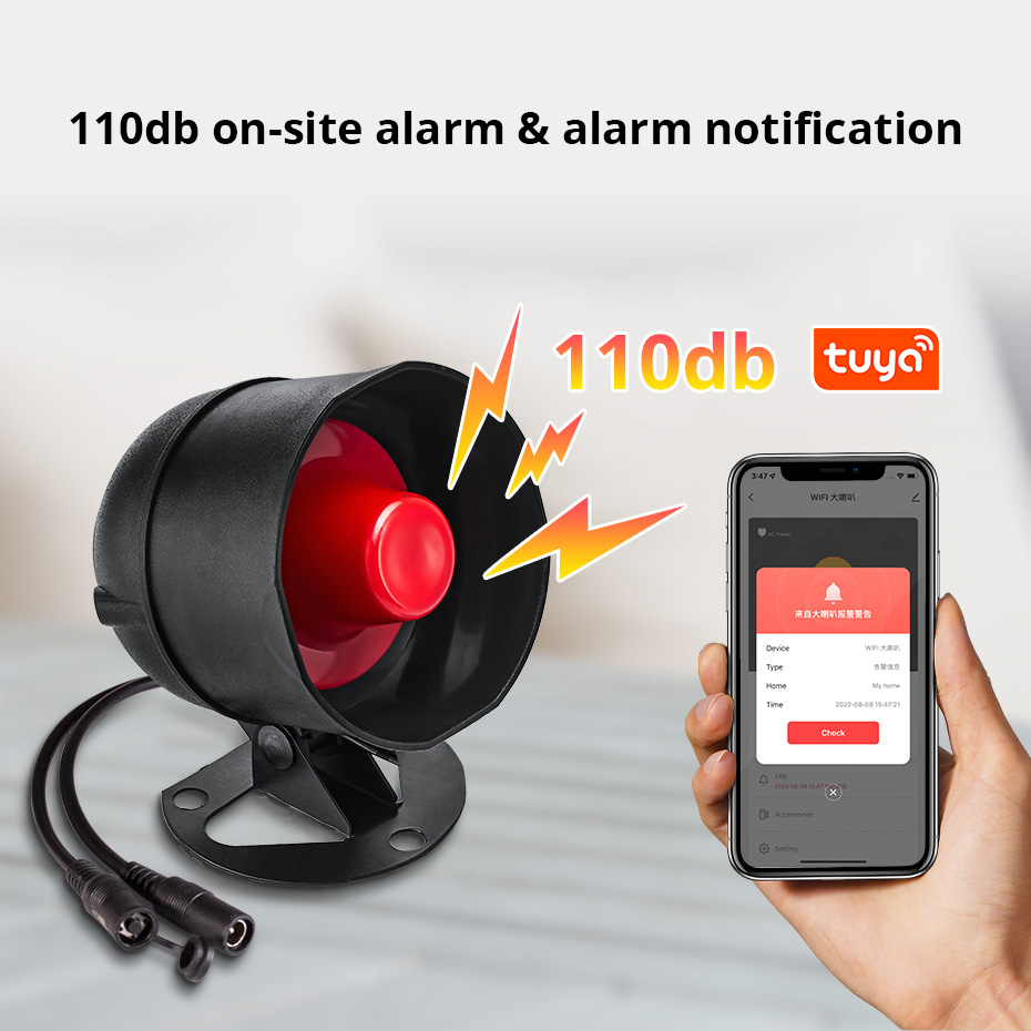 KERUI Tuya WIFI Loudly Speaker - đánh giá và giá Home Security System Installation