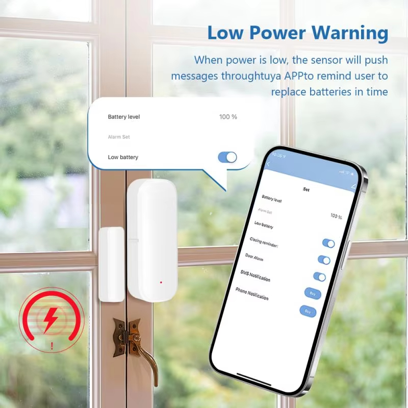 ZigBee Door Window Sensor Wire - đánh giá và giá Window Alarm Sensor