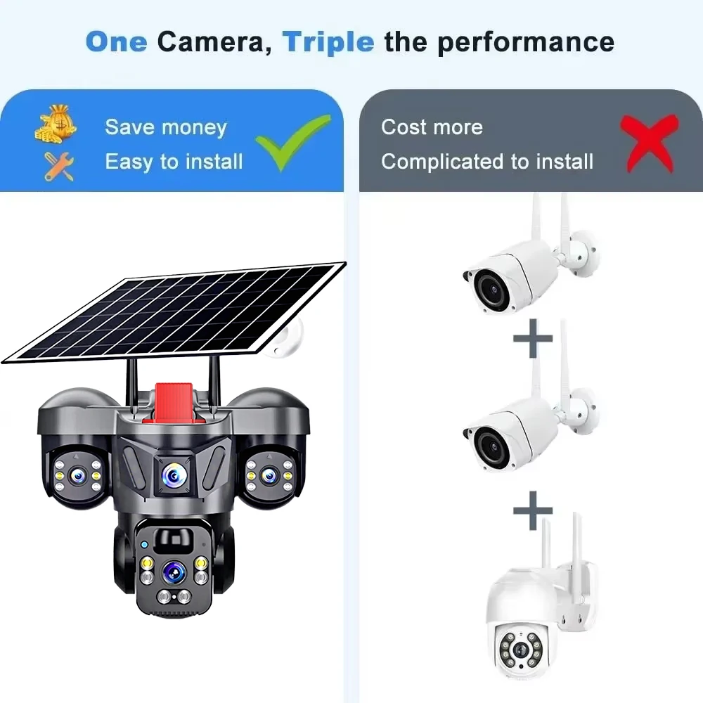 KERUI Outdoor PTZ 6MP 4G SIM W - đánh giá và giá Home Security No Wifi Needed