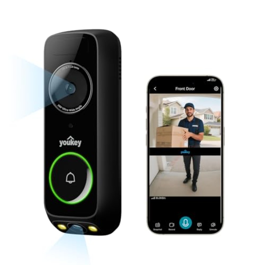 Wireless doorbell camera for h - đánh giá và giá Home Security No Subscription