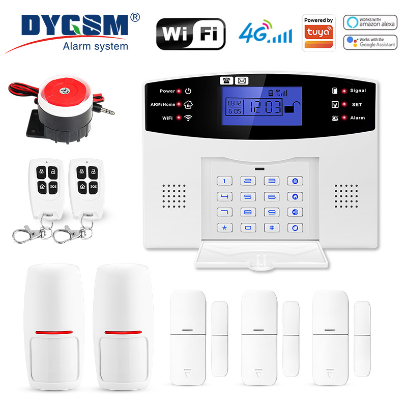 DYGSM Tuya Smart 4G+Wifi Home  - đánh giá và giá Home Security System Installation