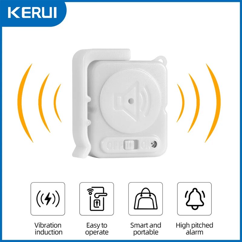 KERUI Wireless Vibration Alarm - đánh giá và giá Window Alarm Sensor
