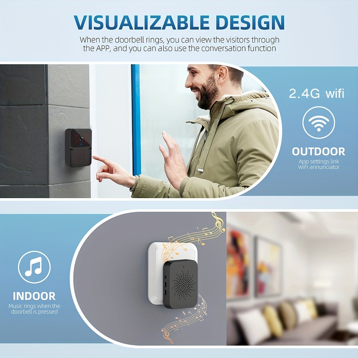 Tuya Wireless Smart Video Door - đánh giá và giá Home Security No Wifi Needed